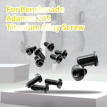 1 Комплект сменяеми винтове от титанова сплав, за Benchmade Adamas 275, инструмент за ремонт на дръжки, винтове, сгъваем нож, резервни Части и Аксесоари