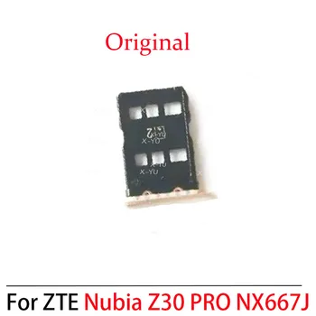 100% Оригинал За ZTE Nubia Z30 Pro NX667J Притежателя на Тавата за SIM-карти Слот Адаптер Резервни Части За Ремонт на