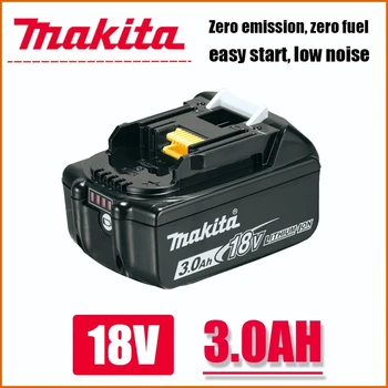 100% Оригинална Акумулаторна Батерия 18V Makita 3.0 Ah за Лаптопи с led Литиево-йонна батерия Заместител на LXT BL1860B BL1860 BL1850