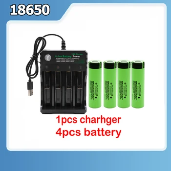 100% чисто нов оригинален NCR18650B 3,7 НА 3400 mah 18650 литиево-йонна акумулаторна батерия за фенерче и USB-зарядно устройство