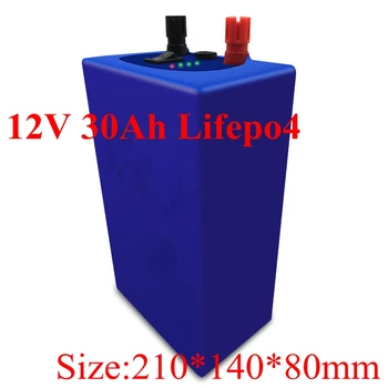 12V 30Ah Lifepo4 Литиева Батерия 12v 3,2 V 5Ah Cells с Bms 4s за Електрически Велосипед Golf Cart Електроинструмент + Зарядно Устройство 3A