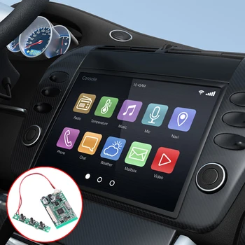 4,3/5-инчов LCD дисплей, комплект модули за заплата на шофьор, монитор за автомобилна AV-цифрови фоторамки, богат на функции