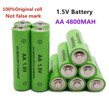 4 ~ 20PCS 1,5 V Neue Марк AA akku 4800mAh 1,5 V Neue Alkalischer batery für led licht spielzeug mp3 Kostenloser versand