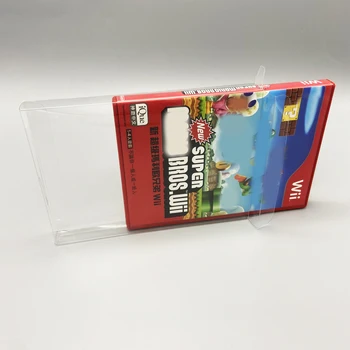 5 Защитни кутии за игри Wii на Nintendo Прозрачна Витрина са подбрани кутия