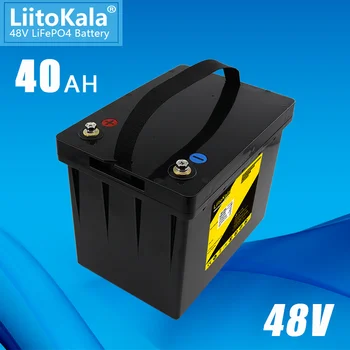 LiitoKala 48v 40ah 30ah lifepo4 батериите с 30A BMS за 48v 1500w машинно оборудване електрически мотор скутер go cart