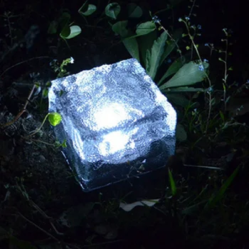 LukLoy Външна слънчева led ледена теракот, заглубленные осветителни тела, косене на трева, градина, обществен стъклен градина, външни непромокаеми вградени заглубленные осветителни тела