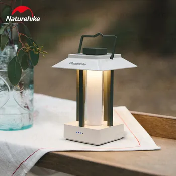 Naturehike Преносима Лампа за Пътуване на открито IPX4 Непромокаемая Led Лампа за Къмпинг 4000Ah Осветление За 6 Дни Висящи Лампи за Палатки 3 Режима