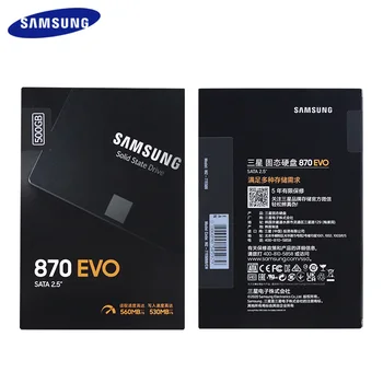 SAMSUNG 1tb 2.5 Инча 2 TB 4 TB SSD 870 EVO 500 GB, Вътрешен Твърд диск, 250 GB HDD Твърд Диск SATA За Лаптоп, Настолен КОМПЮТЪР