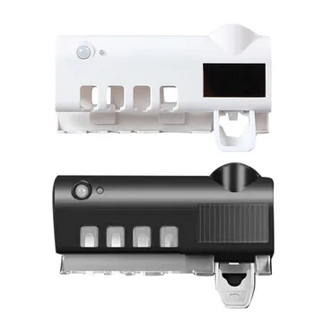 UV-поставка за четка за зъби със слънчева зареждане чрез USB, умен държач за четка за зъби, без удар за баня