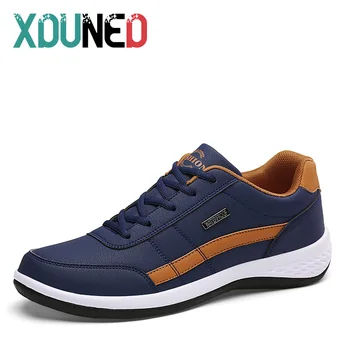 XDUNED/мъжки спортни обувки, 38-48, класическа мода обувки, лидер на продажбите, обувки от изкуствена кожа за разходки, джогинг, пътувания, ежедневни обувки на плоска подметка