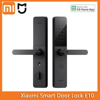 Xiaomi Интелигентна система за заключване на вратите E10 Bluetooth 5,3 Парола NFC Отключване на пръстови отпечатъци интелигентен звънец Работи с приложение Mi Home 2023 НОВОСТ