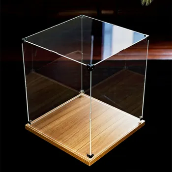 Адаптивни акрилни шкаф-витрина, кутия за съхранение на фигурки, градивен елемент, модел, витрина, прозрачна пылезащитная кутия за дисплея