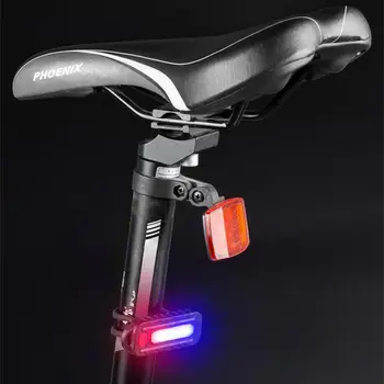Акумулаторна нова задна светлина за наем Type-c, led задни фенер, велосипеди задна светлина, фаровете за шофиране на открито, 1 бр., фенер за каска