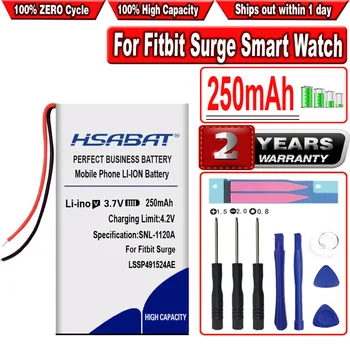Батерия HSABAT 250 ма LSSP491524AE за смарт часа Fitbit Surge
