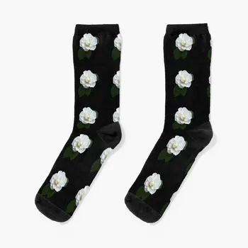 Бели мъжки чорапи CamelliaSocks за тенис