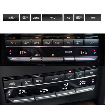 Бутон Климатик Ac Ключове За Централната Конзола на Автомобила Панел Превключвател за Mercedes Benz E-Class E200 E260L E300 E350 2011-2016