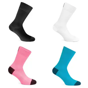Висококачествени професионални маркови спортни чорапи, дишащи пътни колоездене, чорапи, мъжки и дамски спортни чорапи за активен отдих, велосипедни състезания чорапи