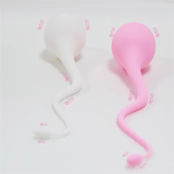Головастик безжично дистанционно управление вибрация прыгающее яйце секс-играчки за възрастни устройство за мастурбация с аналната тапа в задния двор