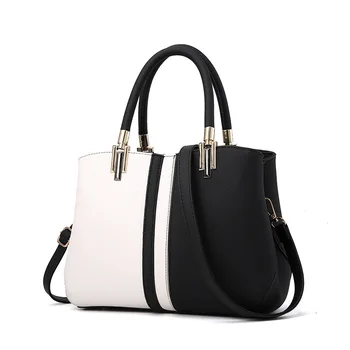 Дамски чанта от изкуствена кожа, марка чанта-тоут, вечерни чанти в женски стил, висококачествена чанта с цип, дамски чанти на рамо оригинален дизайн, Чанта
