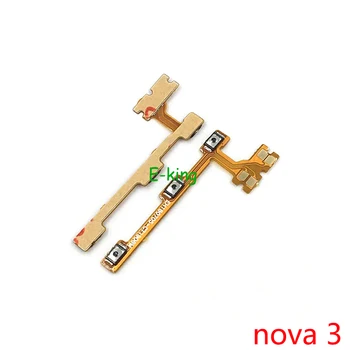 За Huawei Nova 3 Включване-изключване на захранването Ключ за увеличаване на звука страничният бутон ключ Гъвкав кабел, Резервни Части