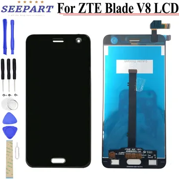 За ZTE Blade V8 LCD дисплей + тъч екран Тествана, дигитайзер добро качество в колекцията за ZTE Blade V8 BV0800 LCD