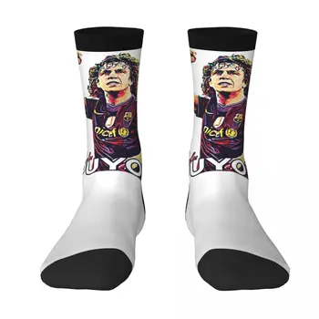 Испания, 1 Комплект цветни контрастни чорапи Puyols И Carless, компресия чорапи Field pack, Забавни чорапи за футболист със забавен дизайн