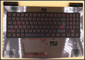Калъф с турска клавиатура за лаптоп lenovo Legion Y520-15 Y720-15 Rescuer R720-15 Поставка за ръка клавиатурата на лаптопа TR с подсветка ЧЕРВЕН цвят