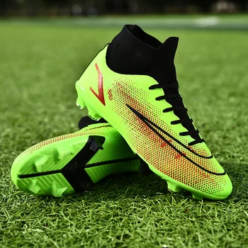 Качествени обувки за американски футбол, футболни обувки, Messi за футзала, обувки Chuteira Campo, спортни обувки, нескользящая дамски обувки TF/AG