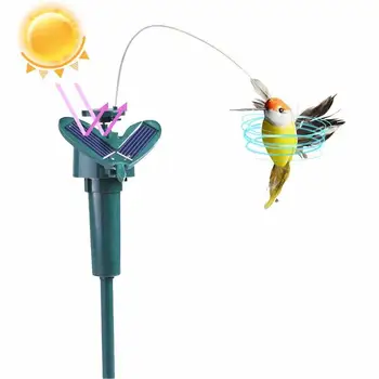 Креативна Слънчева Колибри, изкуствено перо, развевающаяся имитация на птици, Декорация за градината на открито, украшение за градината, кола в двора
