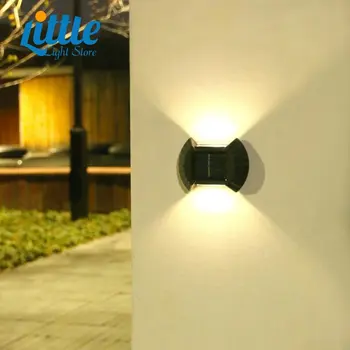 Лампа за коридора, слънчев подвижен, с монтиран на стената лампа, Автоматичен сензор за осветление, за водоустойчиви, градинска ограда, Стълбище, външно декоративно Осветление