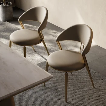 Модерни Трапезни столове Nordic Luxury Мързел Ultralight Вечеря Chairs Европейски Салон хотелска мебели Sillas De Comedor