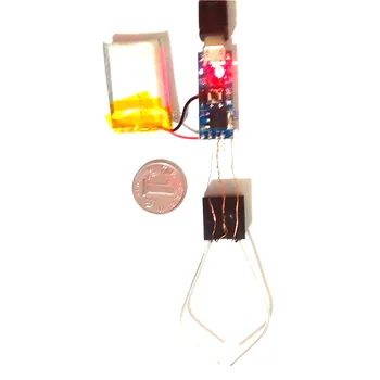Модул за плазмено бобината за зареждане чрез USB висока температура електродъгово на бобината запалката на DIY комплект Мини изпитване на електромагнитни смущения