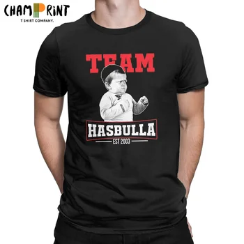 Мъжки t-shirt Hasbulla Blogger, памучен дрехи, хумористичен тениска с кръгло деколте и къс ръкав, идея за подарък, тениски