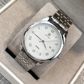 Мъжки луксозен часовник PABLO RAEZ от висококачествена неръждаема стомана, модни часовници в света на стил, водоустойчиви мъжки ръчен часовник с календар и дата