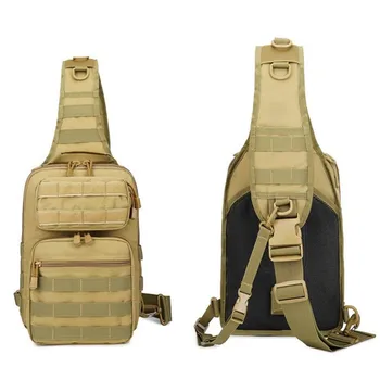 Найлонови Туристически чанта през рамо за туризъм, риболов, къмпинг, Военни тактическа раница, голяма нагрудная чанта за мъже, дамски градска чанта