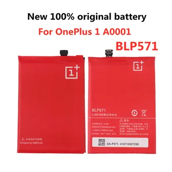 Нова оригинална батерия BLP571 3100 mah за телефон Oneplus 1 One плюс 1-A0001, висококачествени сменяеми батерии OnePlus 1 +