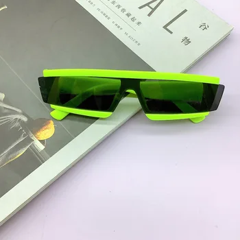 Нови сладки правоъгълни слънчеви очила с анимационни герои за момичета и Момчета, детски ретро квадратни очила, улични очила с UV400, детски слънчеви очила ses