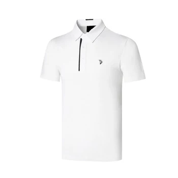 Облекло за голф, мъжки t-shirt, лятна мъжка риза за голф, Быстросохнущее дышащее поло с къс ръкав, висококачествени летни тениски за голф