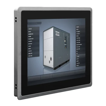 Опция за двоен gigabit ethernet изцяло алуминиева пылезащитная безвентиляторная вградена промишлена тъчпад PC компютър