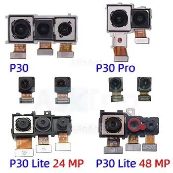 Оригинална предна камера, Задна Основната камера, гъвкав кабел за телефон Huawei P30 Lite P30 Pro, резервни части