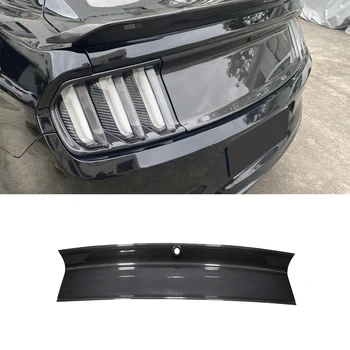 Панела на Капака на багажника от 100% естествена въглеродни влакна за Ford Mustang 2015up, формоване на панела на задната врата на колата, тампон върху спойлер