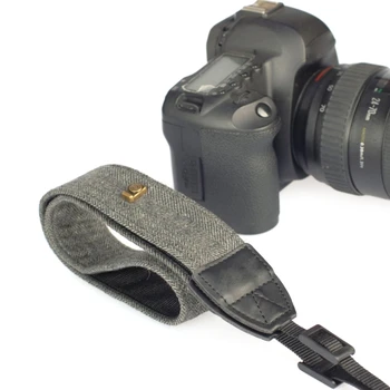 Презрамка за камера, с регулируема Каишка за Притежателя на камерата, памук каишка от Изкуствена кожа DXAC