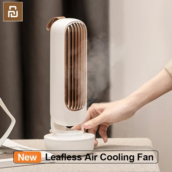 Преносим вентилатор-хладен въздух Многофункционален Настолен Безшумен климатик-овлажнител на въздуха за домашния офис xiomi USB Leafless Cooling Fan