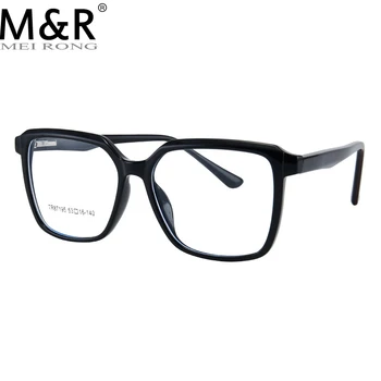 Рекламна дъска TR90, очила със синьо осветление, дамска мода, квадратни рамки, оптични мъжки слънчеви очила със защита от радиация