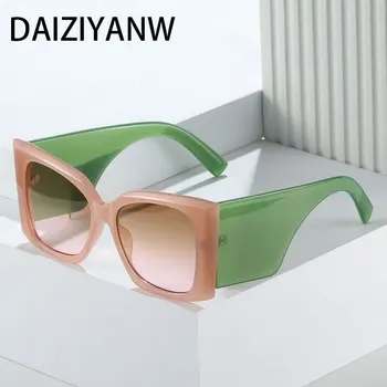 Реколта извънгабаритни квадратни слънчеви очила 