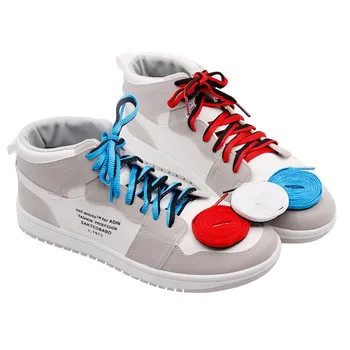 Ремък Weiou на 8 мм по-стегната, двойка въжета за маратонки, два цвята уникални овални ремък за повдигане, продажби на Дребно, един чифт спортни маршируват обувки, Аксесоар