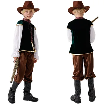 С костюм ловец на Средновековието за cosplay на Хелоуин