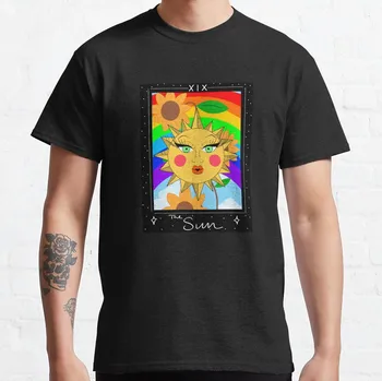 Тениска със Слънчеви Таро персонализирани тениски създай свой собствен къса тениска